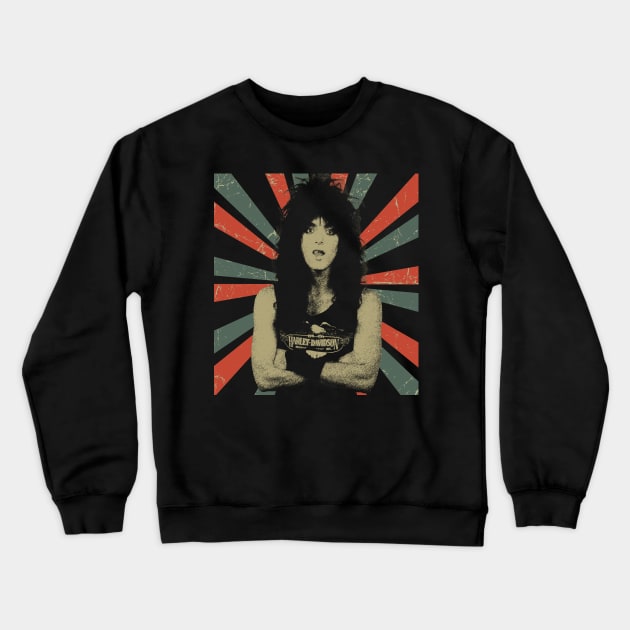 Steve Riley || Drummer || W.A.S.P. Crewneck Sweatshirt by Setipixel